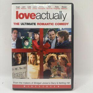 Love Actually DVD Ultimate Romantic Comedy Hugh Grant Liam Neeson Rated R